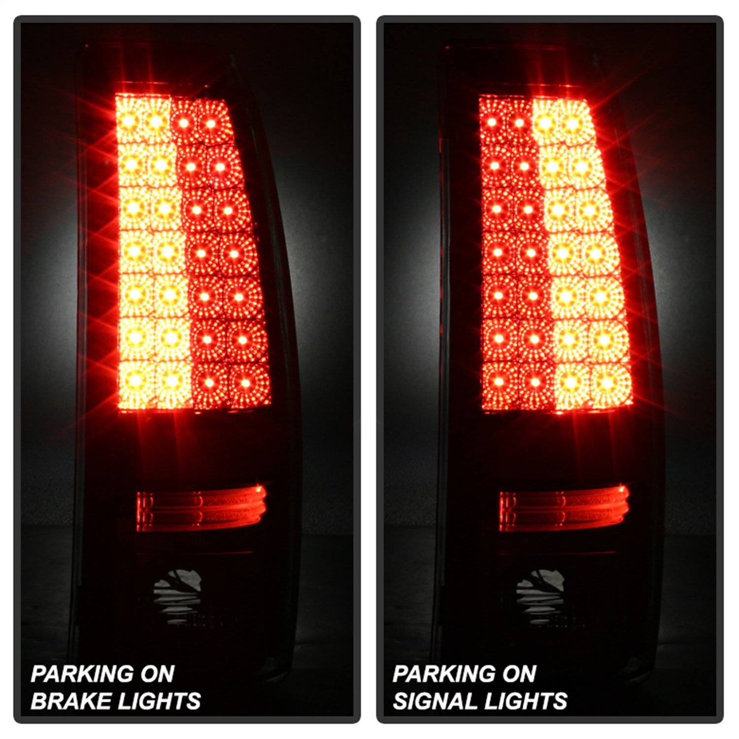 Spyder Auto 5001733 LED Tail Lights Chrome Clear - High Visibility Brake Lights for Cars, Trucks & SUVs