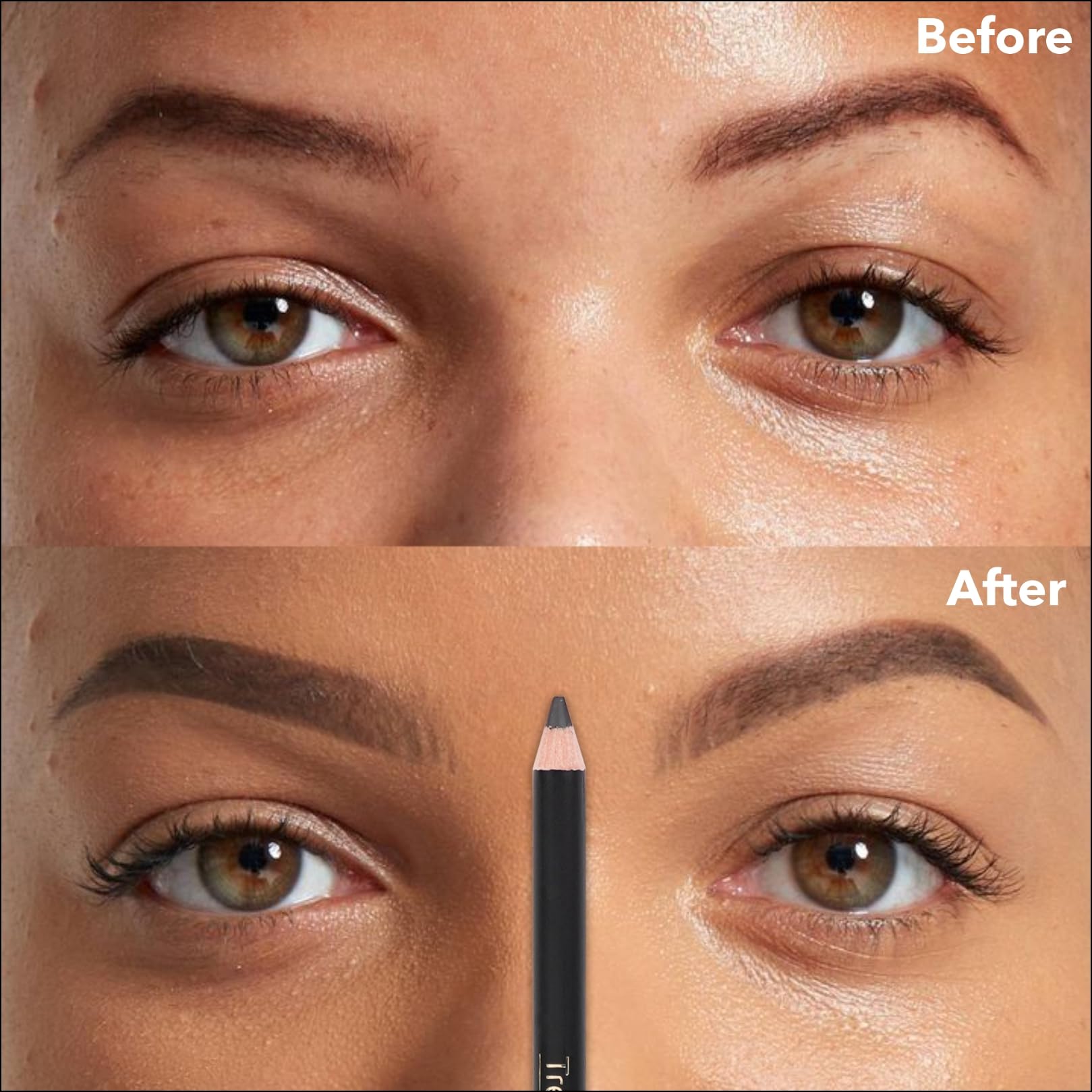 Waterproof Eyebrow Pencil - Black (12 Pack) for All-Day Wear