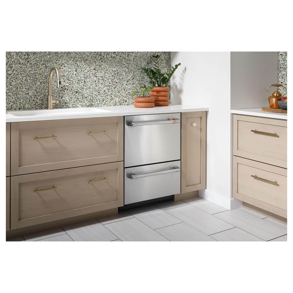 CAFE Dishwasher Drawer - Compact Under Counter Dishwasher for Small Kitchens, Apartments & RVs | Energy Star Rated, Stainless Steel Interior, Quiet Operation