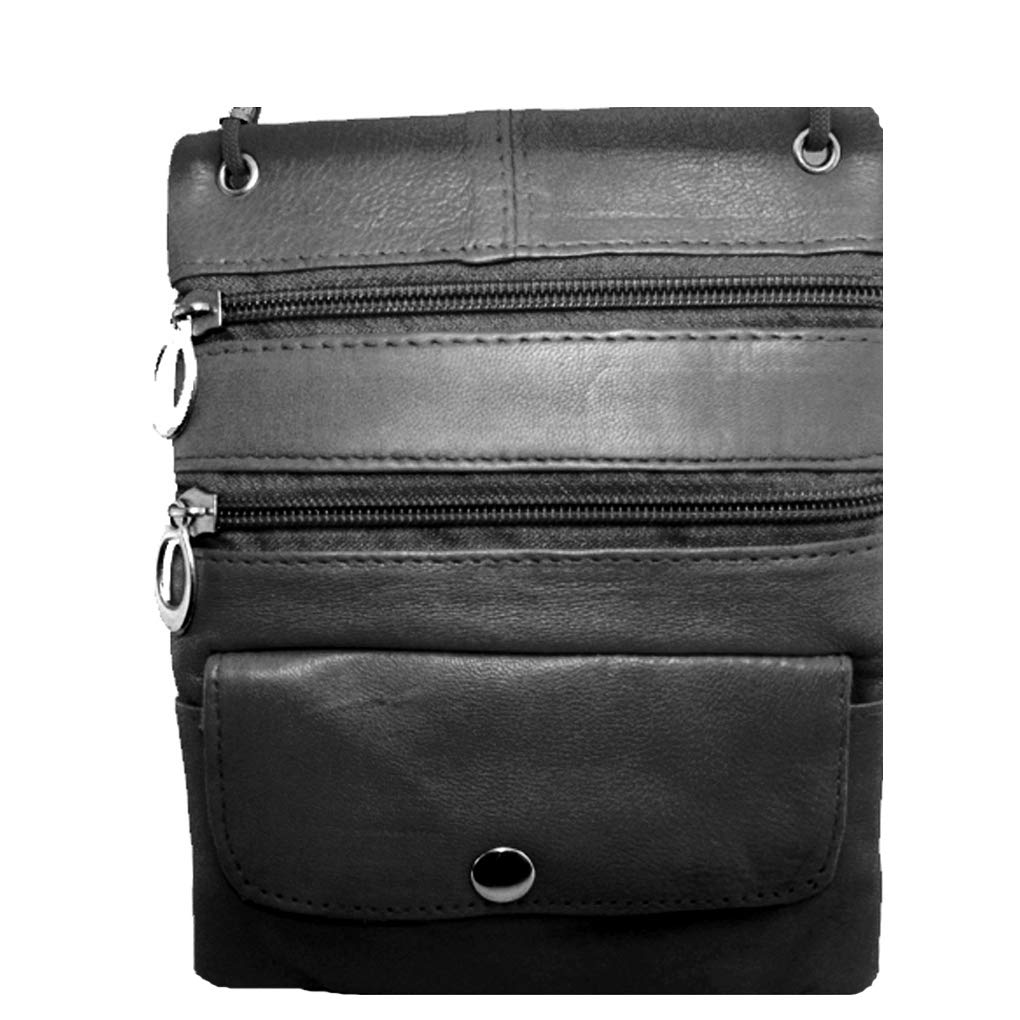 Premium Silver Fever Leather Passport Holder & Crossbody Bag for Women - Stylish Travel Accessory for Airports, Vacations & Everyday Use