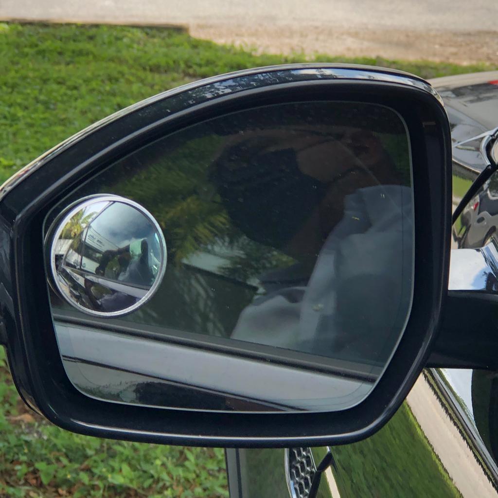 Fortpro 2 Convex Blind Spot Stick-On Mirror (F245656) - Wide Angle Rear View Mirror for Cars, Trucks & SUVs - Enhances Safety & Visibility While Driving, Parking & Changing Lanes