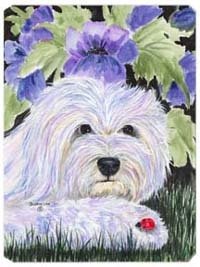 Coton de Tulear Mouse Pad - Large Washable Non-Slip Desk Mat for Home Office, Gaming & Computer Work | Heat Resistant Hot Pad & Trivet for Kitchen Use