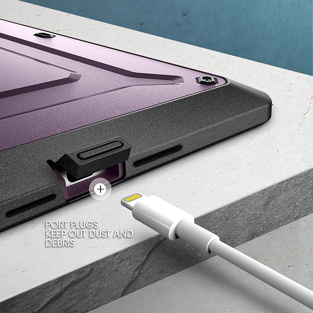 10.2 Inch iPad Unicorn Beetle PRO Rugged Case - Shockproof & Drop Protection - Metallic Purple - Perfect for Outdoor, Construction & Extreme Sports Use