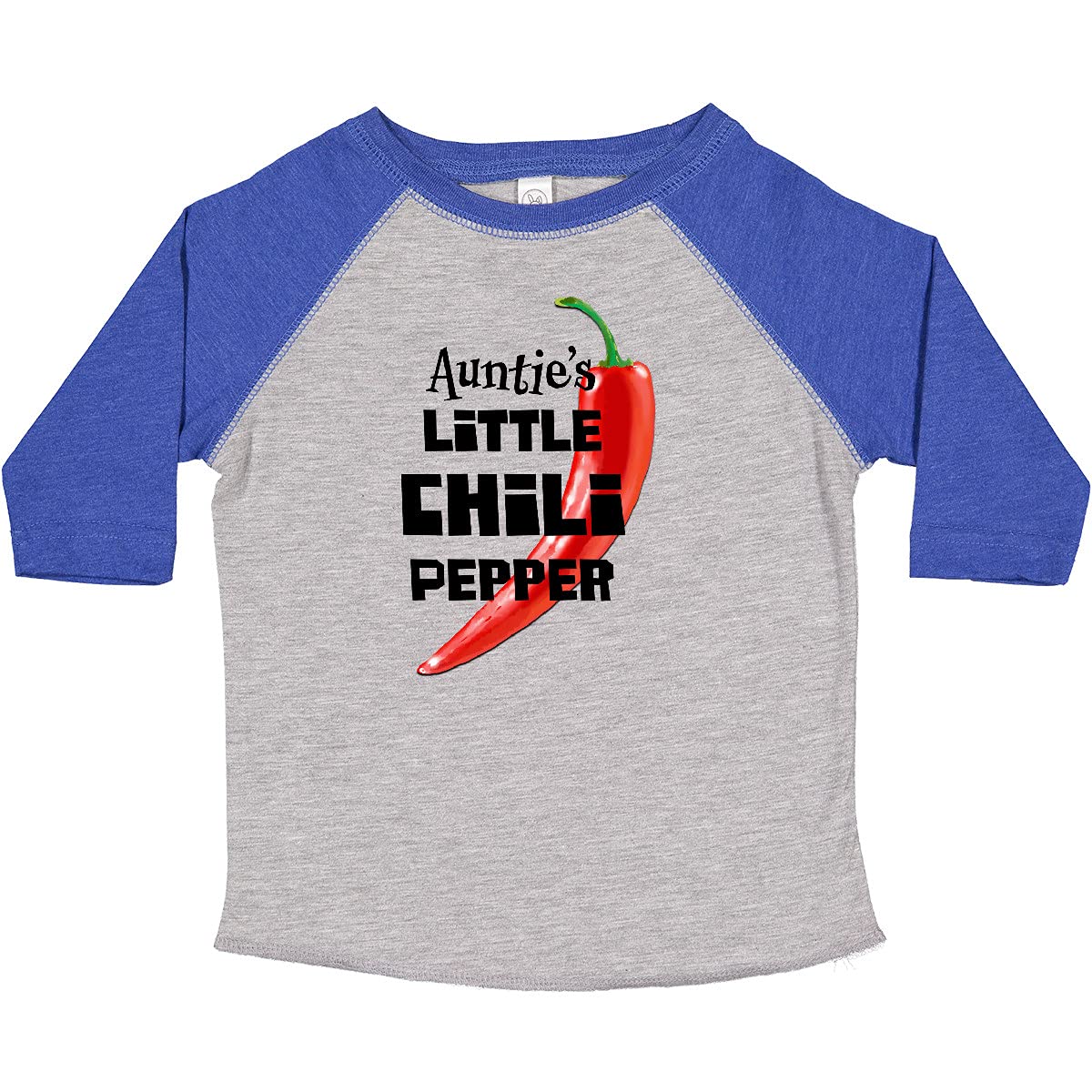 Inktastic Auntie's Little Chili Pepper Toddler T-Shirt - Cute & Comfortable Cotton Tee for Boys & Girls - Perfect for Playdates, Family Outings & Birthday Gifts