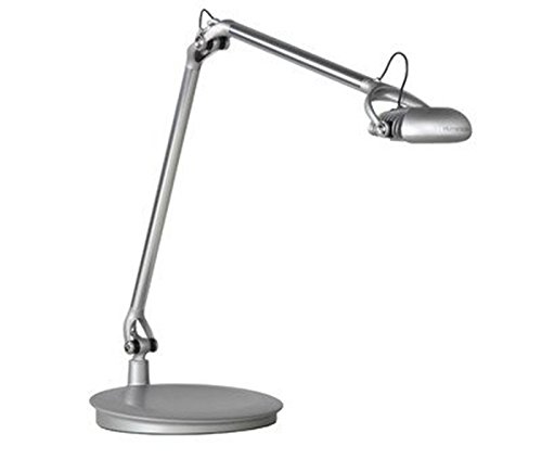 Humanscale Element Table Lamp Mount - Silver Desk Mount for Adjustable Lighting | Perfect for Home Office, Study & Workspace