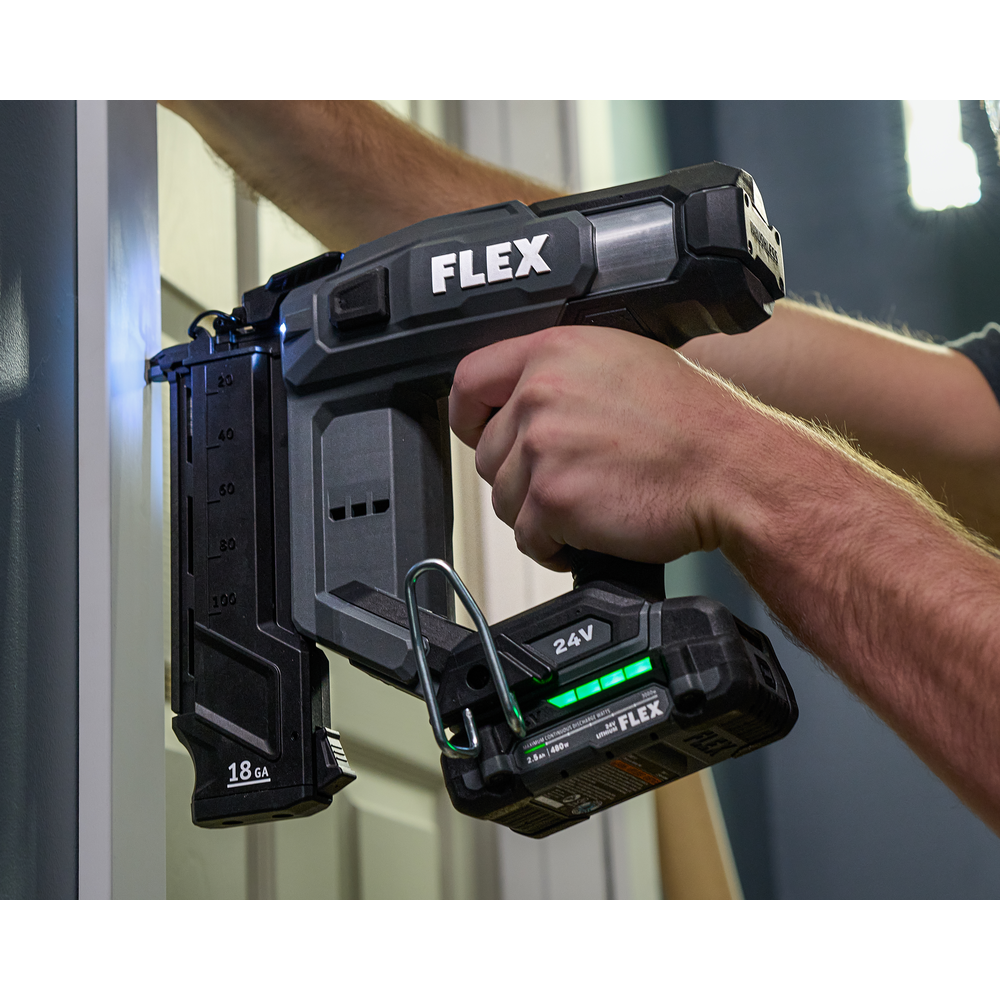 FLEX FX4331 1A 18 Gauge Brad Nailer Kit - Professional Cordless Nail Gun for Woodworking, Carpentry & DIY Home Projects
