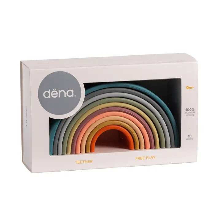 Dena Nature Rainbow 10-Piece Medium Hair Clips Set - Colorful Hair Accessories for Women & Girls - Perfect for School, Parties, and Everyday Styling