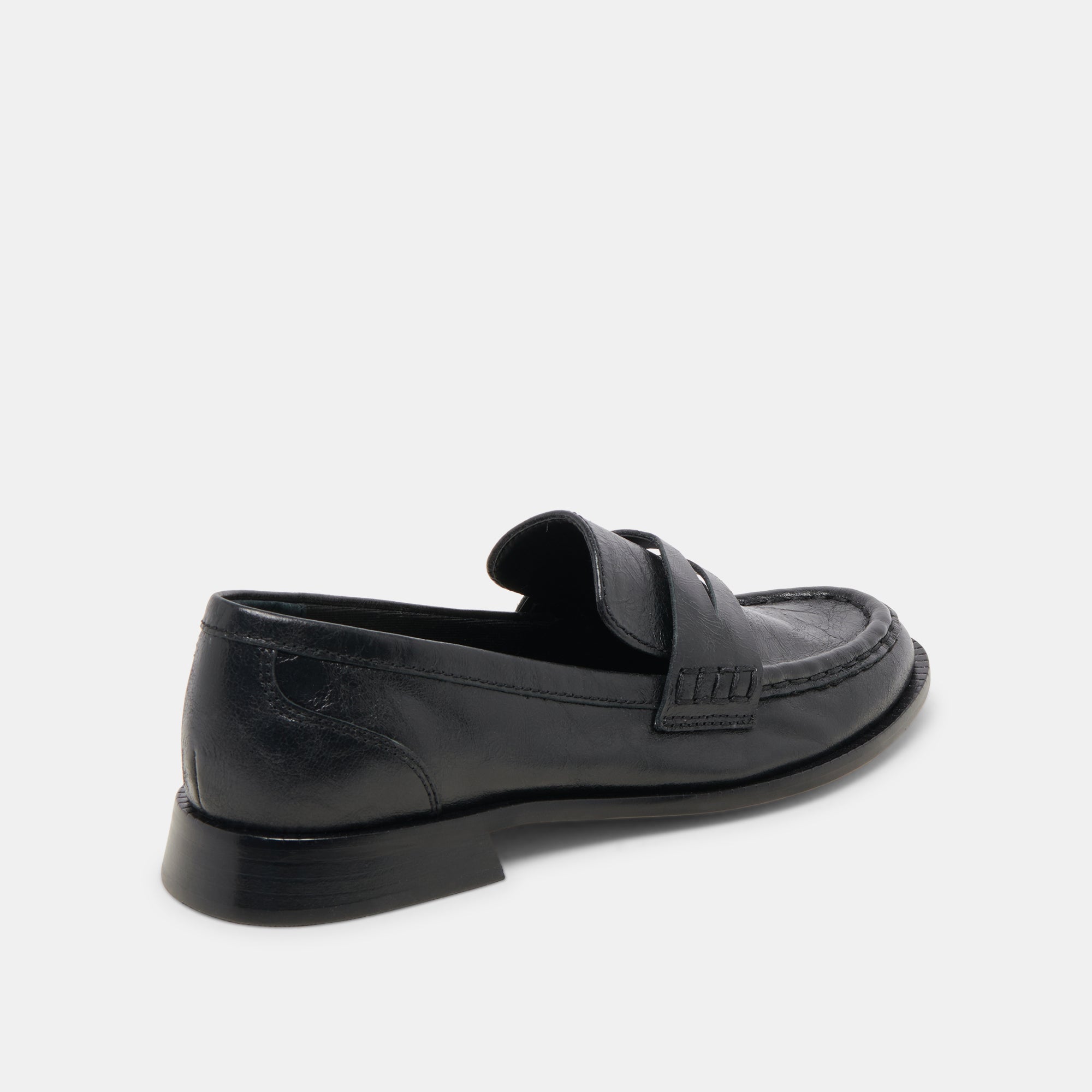 HILLY Black Leather Loafers for Men & Women - Comfortable Slip-On Shoes for Casual, Office & Travel