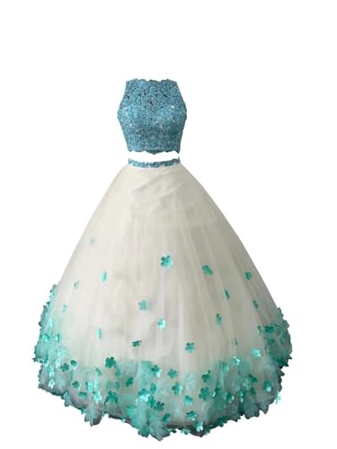 Aqua and Ivory