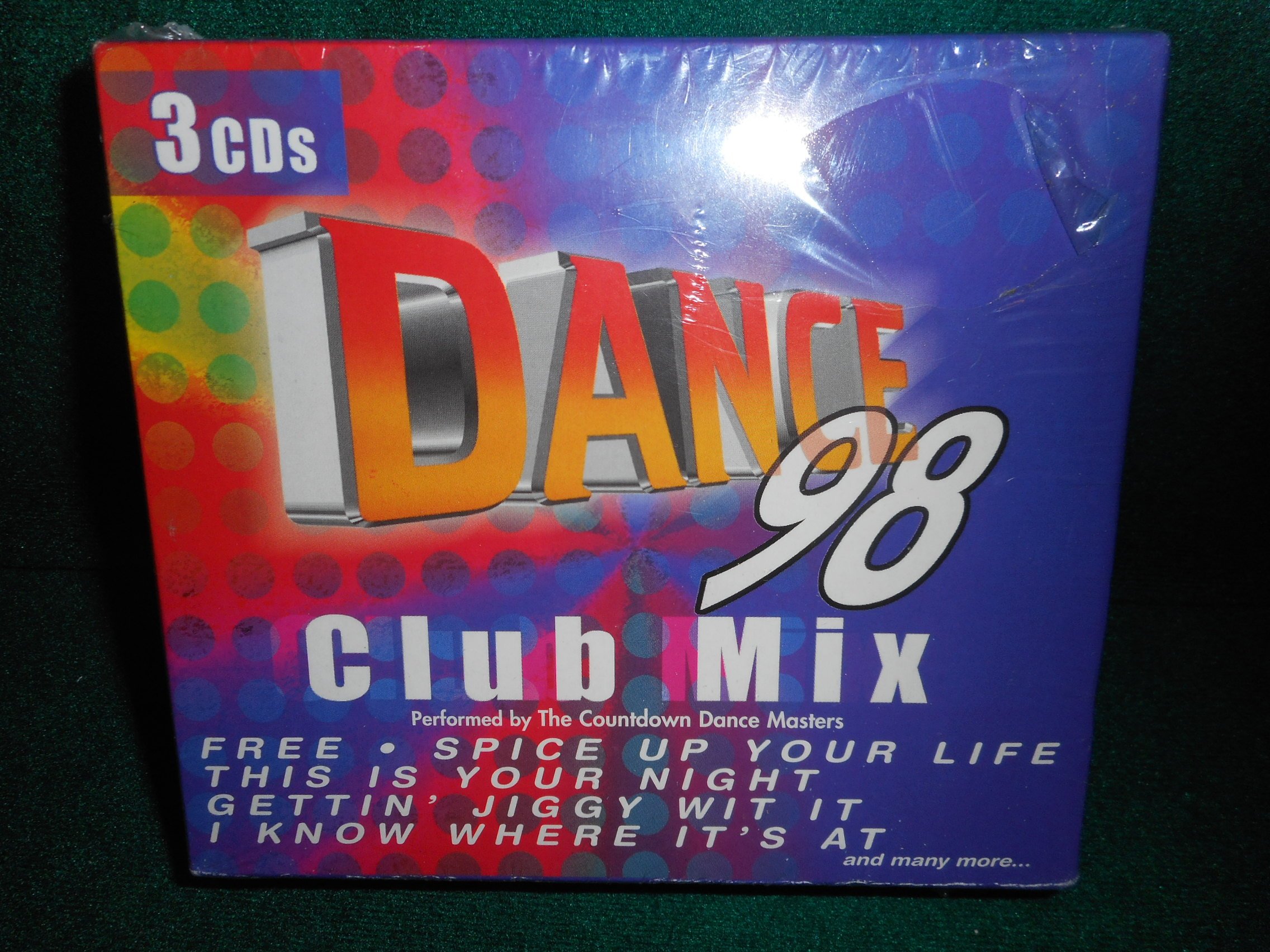 Dance 98 Club Mix Box Set - 90s Electronic Dance Music Collection - Perfect for DJs, Parties & Retro Music Lovers