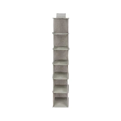 6-Tier Hanging Shoe Organizer - Space Saving Closet Storage for Sneakers, Heels & Boots - Perfect for Bedroom, Closet or Entryway Organization