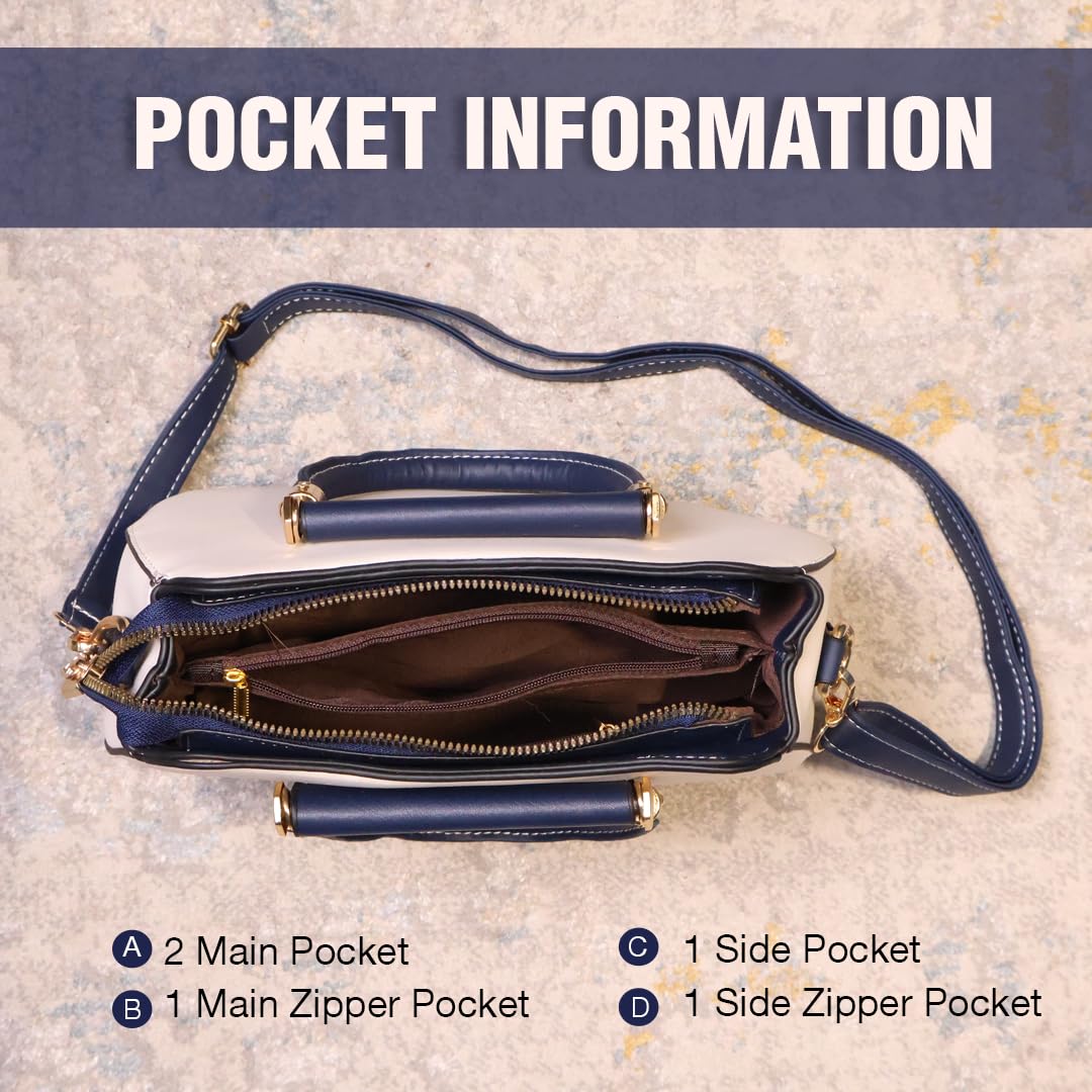 Lyrovo Women's Crossbody Sling Bag - Stylish & Lightweight Shoulder Purse for Everyday Use, Work, Travel & Shopping