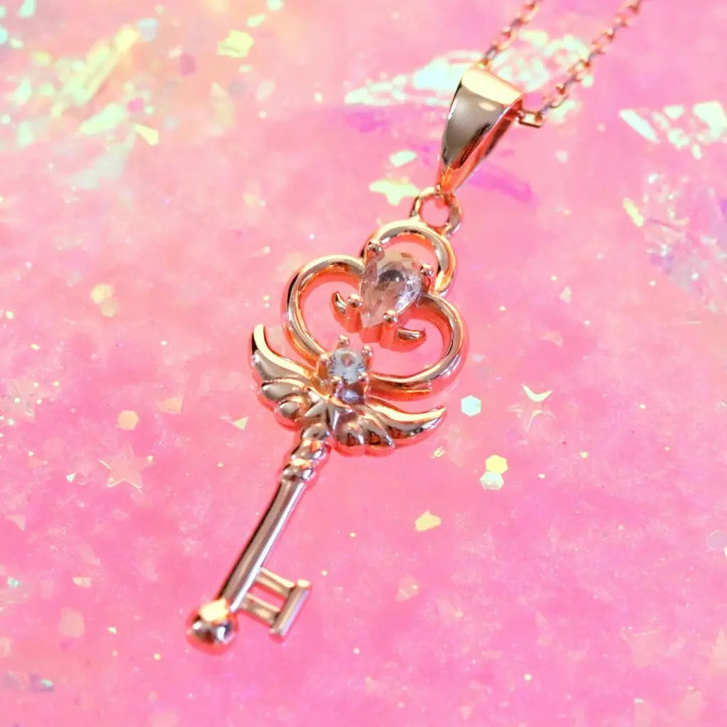 Stella Key Pendant Necklace - Elegant Silver Key Charm Jewelry for Women - Perfect Gift for Birthday, Anniversary & Special Occasions