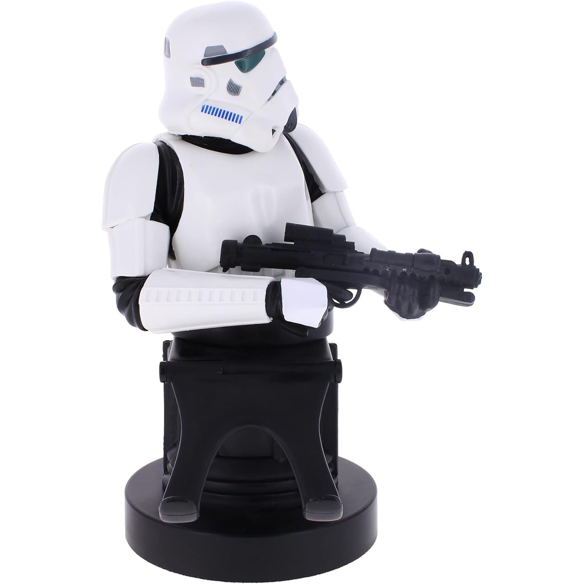 Star Wars The Mandalorian Imperial Stormtrooper Phone & Gaming Controller Holder - Officially Licensed Cable Guys Device Stand for iPhone, Android, PS5, Xbox | Perfect for Gaming Setup & Desk Organization