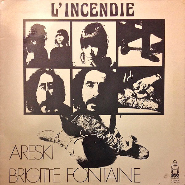 Brigitte Fontaine & Areski - L'Incendie Vinyl Record | French Avant-Garde Music | Collectible LP for Music Lovers & Audiophiles | Perfect for Relaxation, Study & Vintage Music Collections