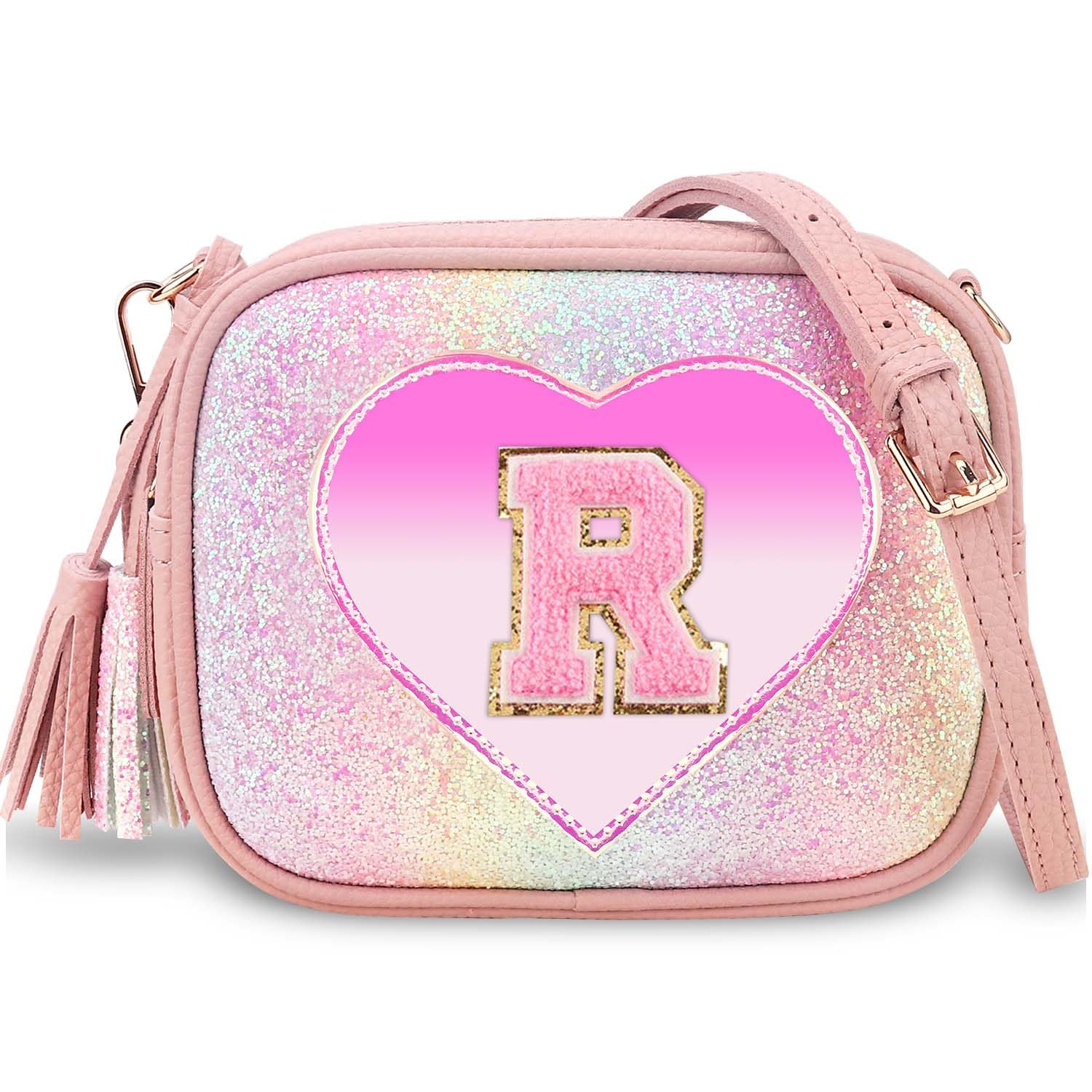 **Adorable Heart-Shaped Crossbody Purse for Little Girls - Cute Kids Handbag, Perfect Birthday Gift for Teens & Toddlers | Ideal for Parties, School, and Everyday Use**