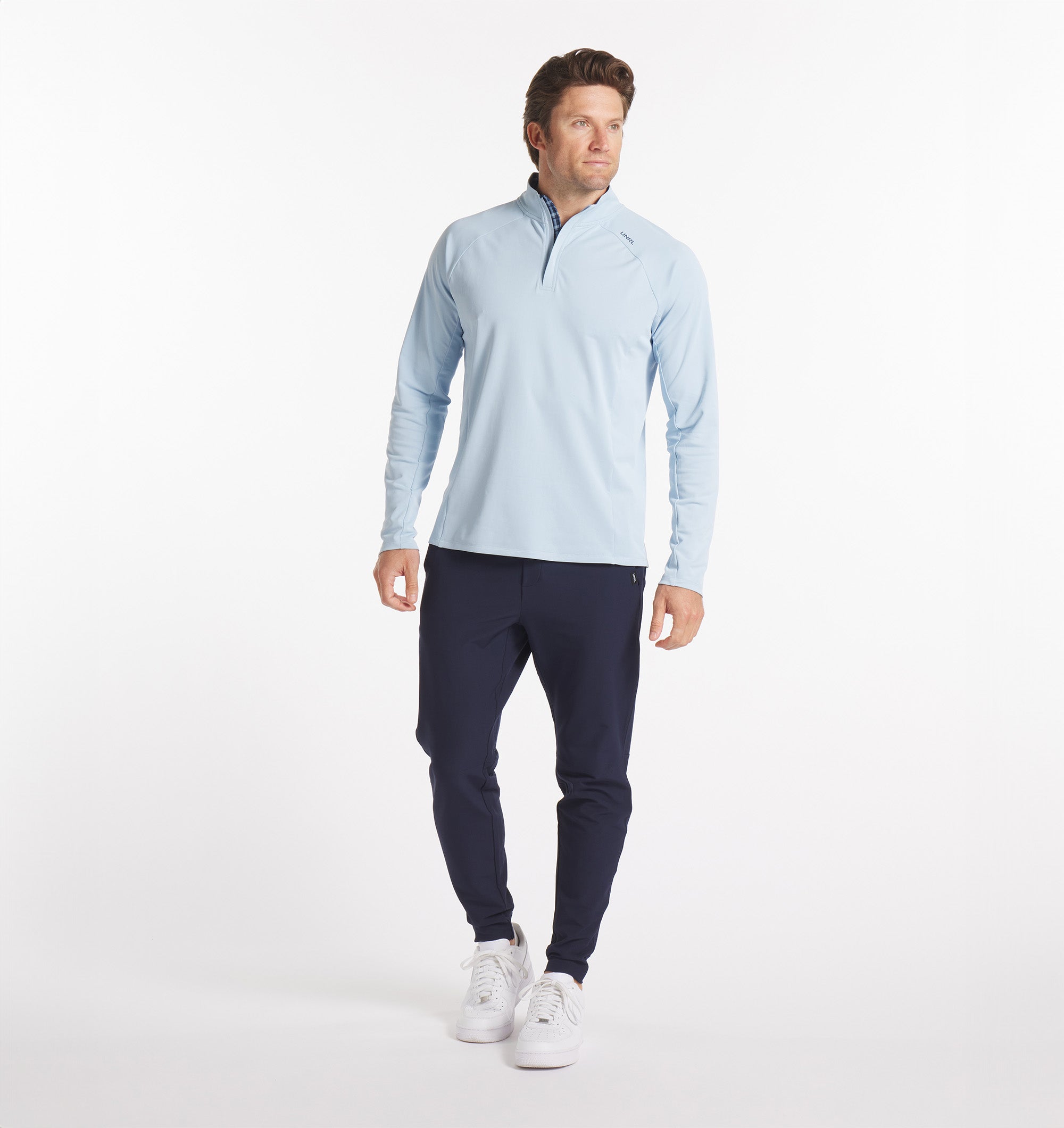 UNRL Highlands Quarter Zip Fleece Pullover for Men - Lightweight & Comfortable Outdoor Wear for Hiking, Camping & Casual Style