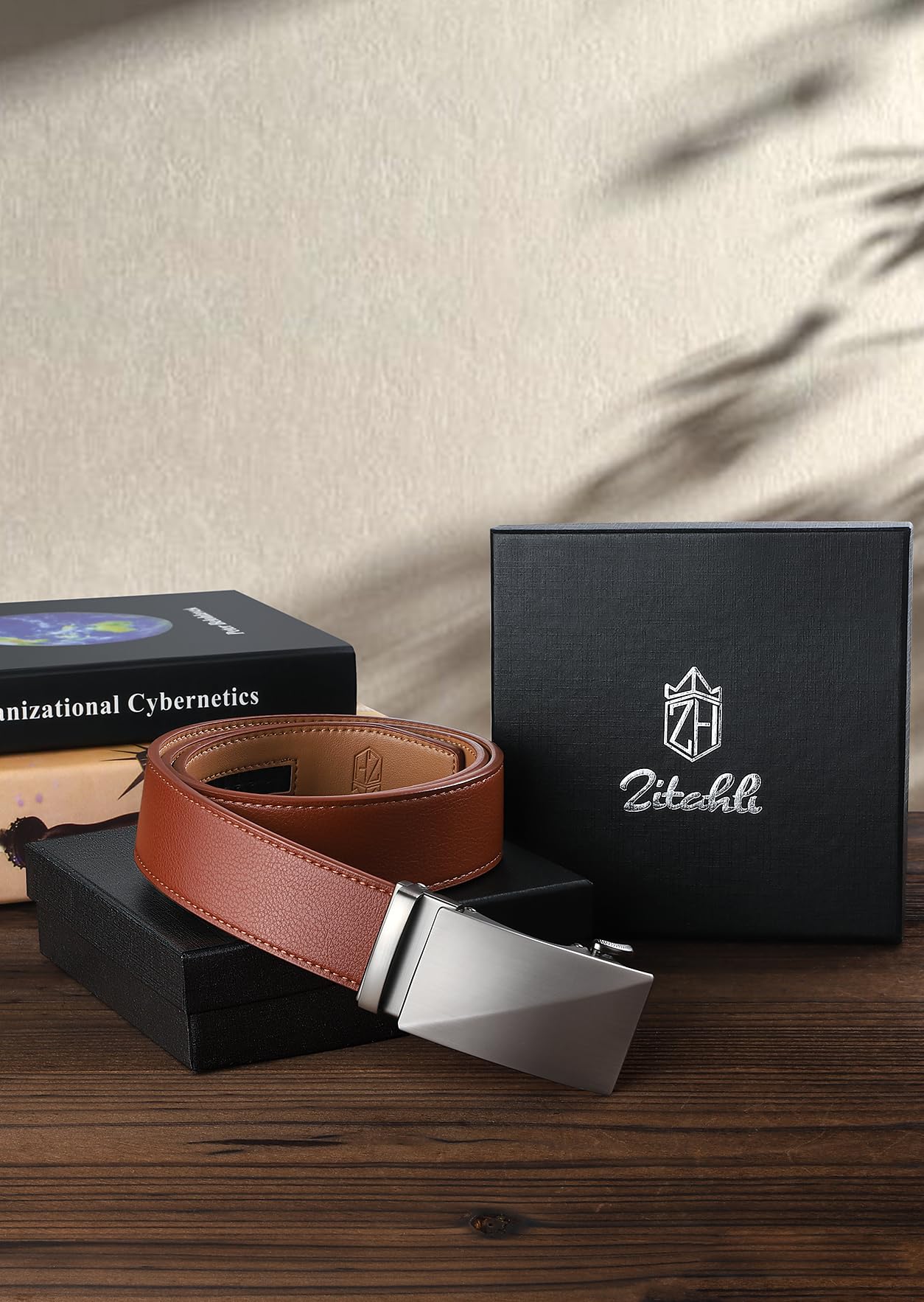 Premium Men's Ratchet Dress Belt - 1 3/8