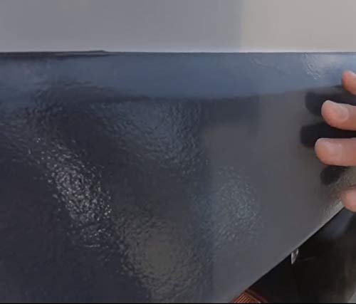 Durabak-18 Smooth Exterior Paint Kit with Roller - DIY Roll or Spray Coating for Auto Body, Automotive Rust Proofing, Boat Repair & Scratch Protection (1 Gallon, Light Gray) | Perfect for Truck Bed Liners, Marine Applications & Industrial Equipment Coatings