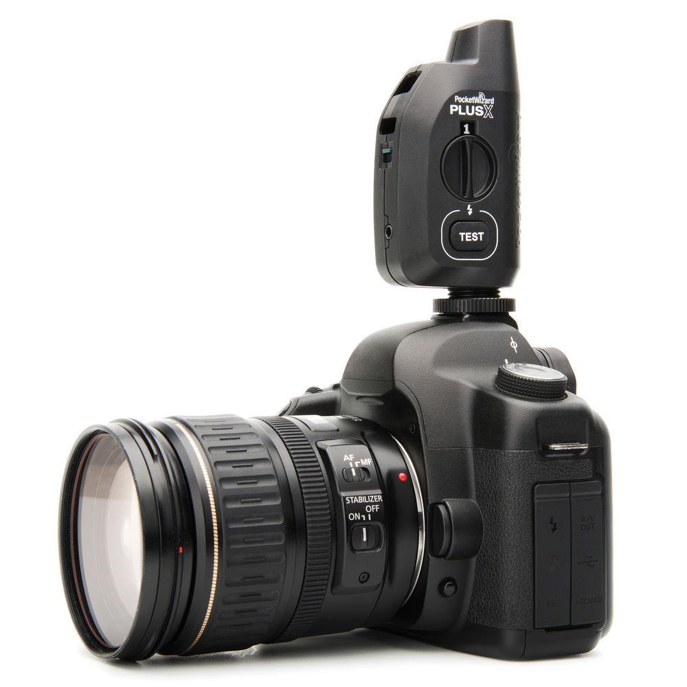 PocketWizard PlusX Wireless Transceiver 2 Pack - Professional Remote Flash Trigger System for Canon Nikon Sony DSLR Cameras - Perfect for Studio Photography & Outdoor Shooting