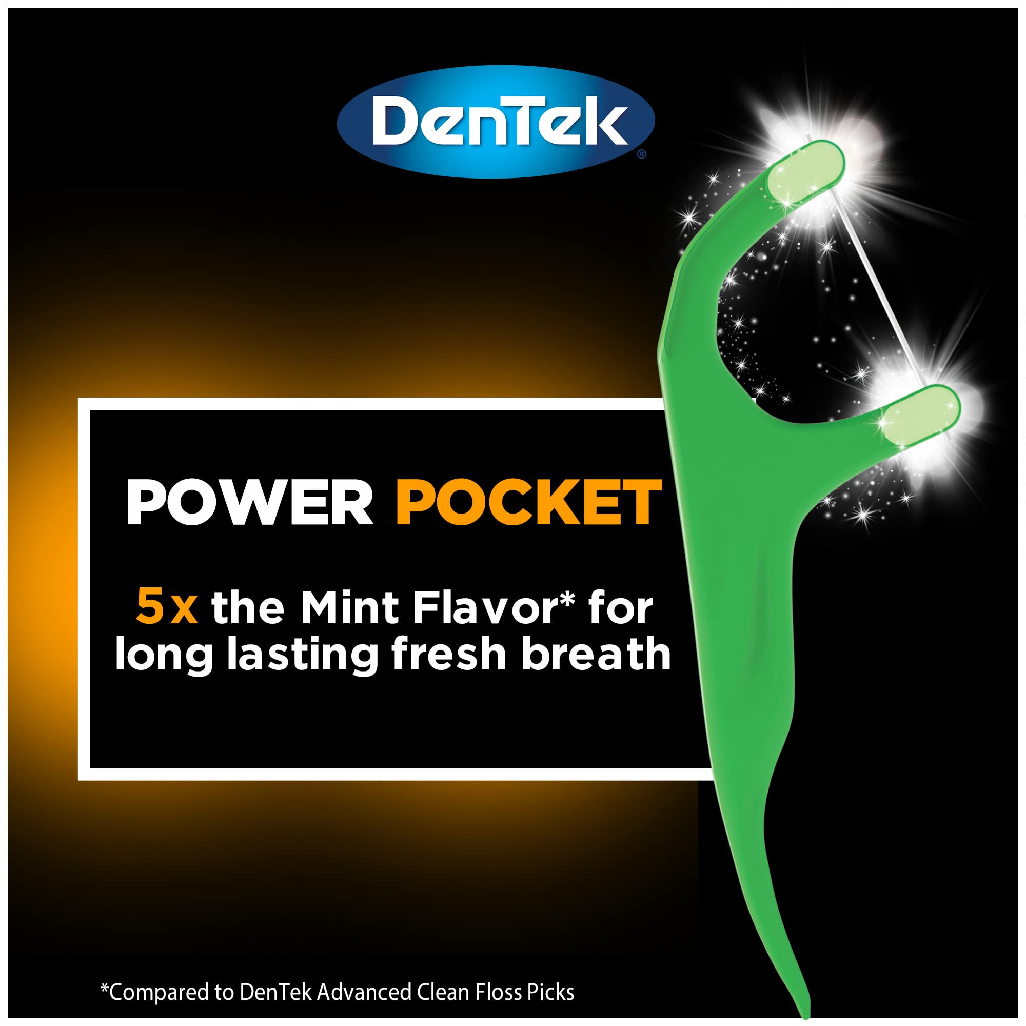 DenTek Fresh Breath Floss Picks - Mint Flavored Dental Flossers (400 Count) | Teeth Cleaning & Oral Care for Travel, Office & Home Use
