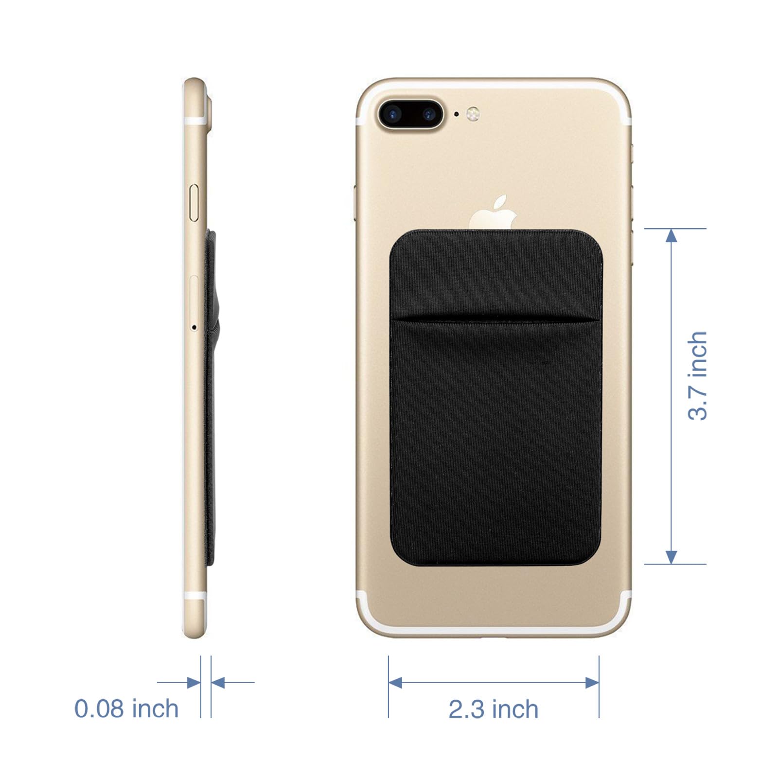 Costyle Slim Credit Card Holder - Stick On Phone Wallet for iPhone & Samsung - Perfect for Hands-Free Shopping, Travel & Daily Use