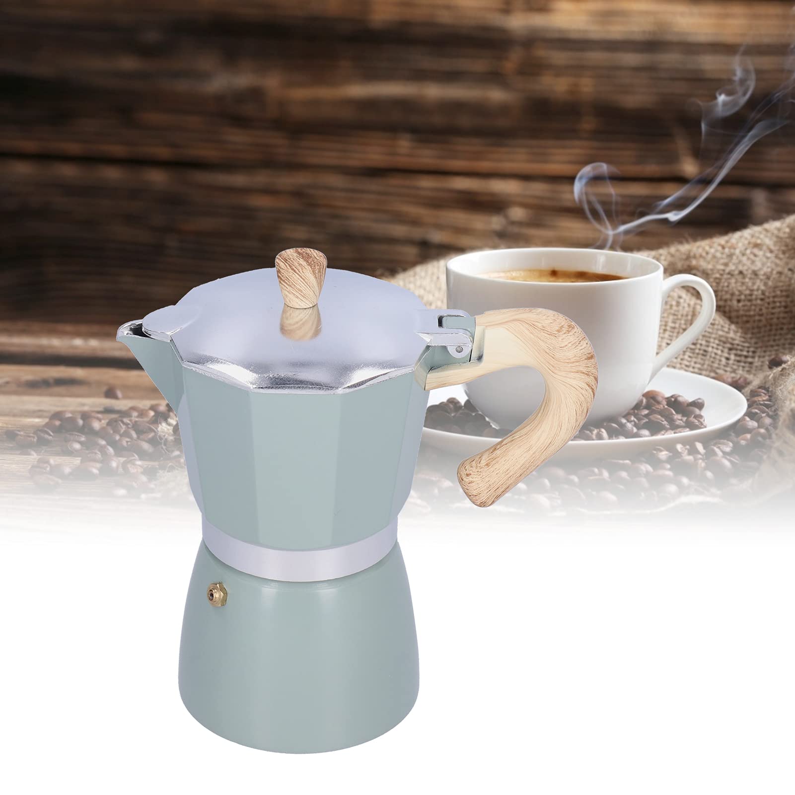 Fast Heating Coffee Maker with Removable Pot - Perfect for Office & Home Use (Lake Teal) | Drip Coffee Machine for Daily Brewing & Entertaining Guests