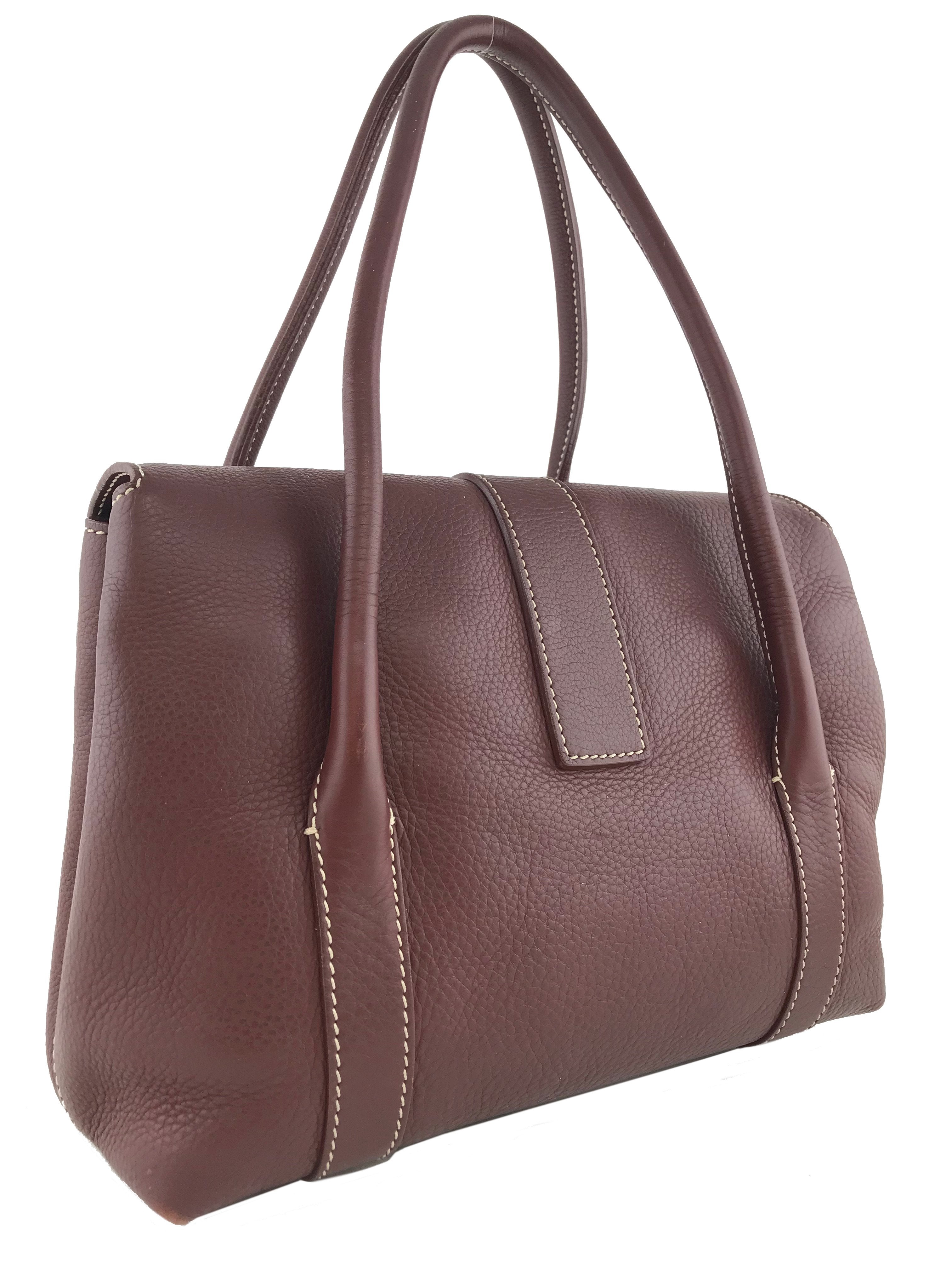 Luxury Loro Piana Leather Dandy Bag for Women | Premium Italian Designer Handbag | Perfect for Work, Travel & Evening Events