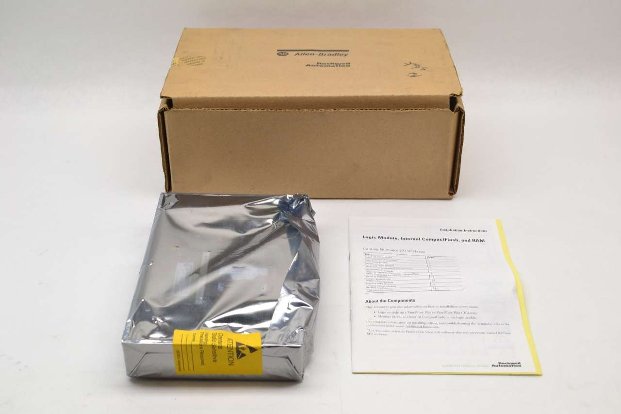 Allen Bradley 2711P-RP1 PanelView Plus Series G 24V DC Logic Module B491348 - Industrial HMI Touchscreen for Automation Control Systems