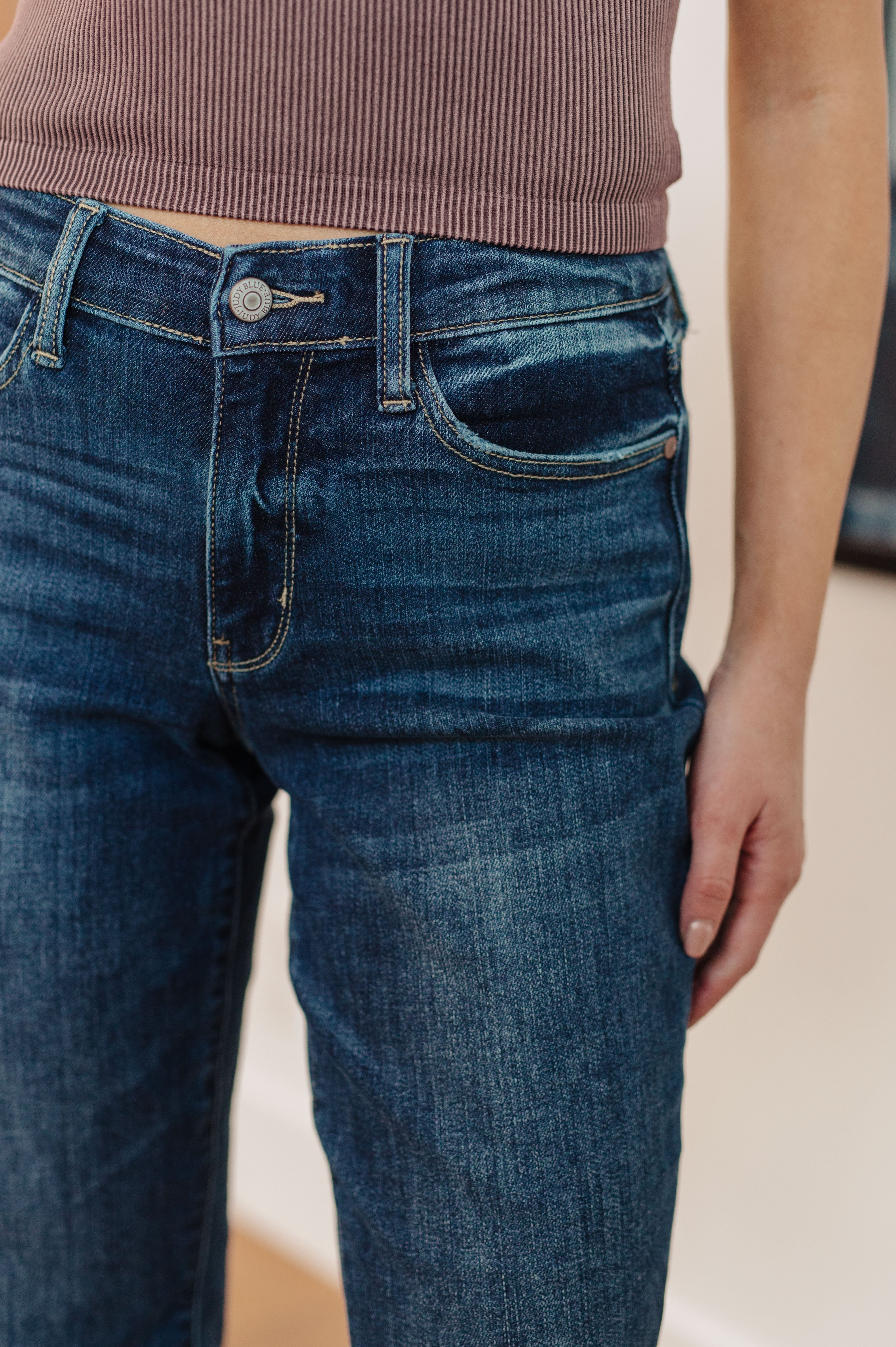 London Midrise Cuffed Boyfriend Jeans for Women - High Waist Relaxed Fit Denim Pants for Casual Outfits & Everyday Wear