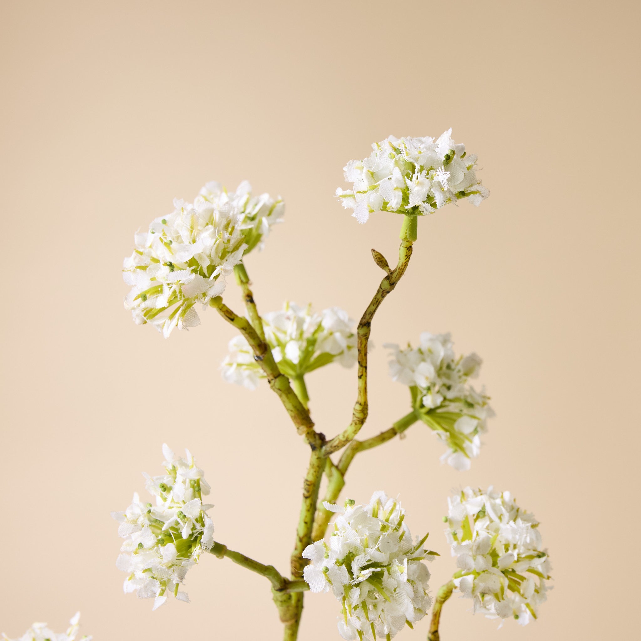 Artificial Buddleia Flower Spray in Cream | 13cm Tall | Home Decor, Wedding Centerpieces, DIY Crafts, Floral Arrangements
