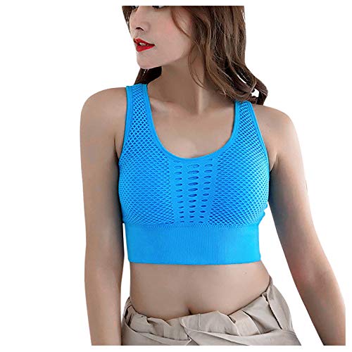 Narumard Women's Sports Bra - Breathable Mesh Running Vest with Skinny Straps for Yoga, Fitness & Workouts - Perfect for Gym, Jogging & Active Lifestyle