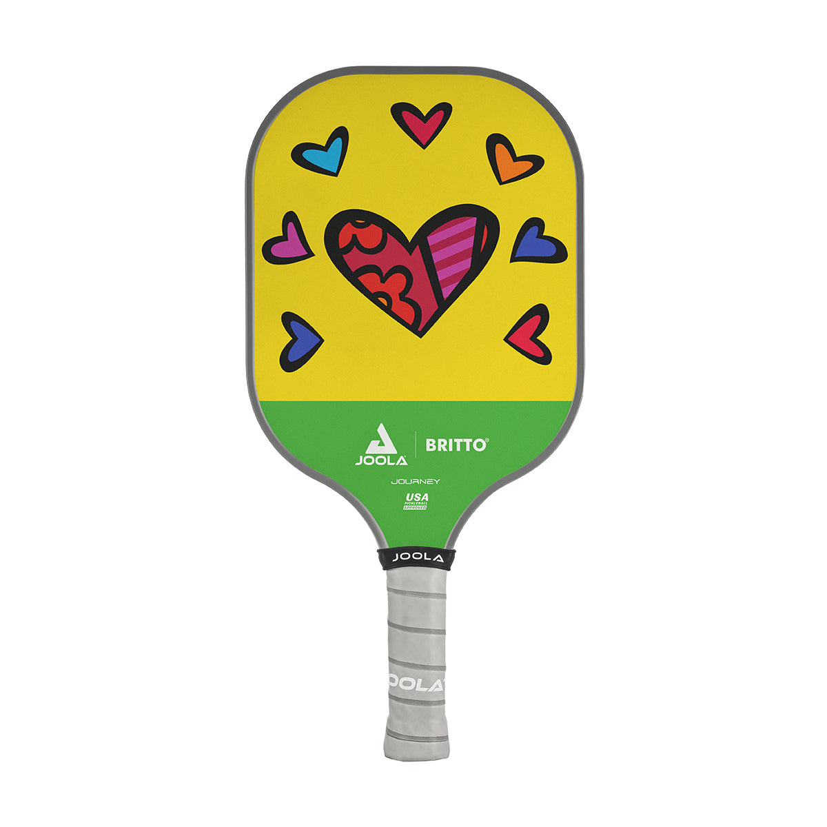 JOOLA BRITTO Pickleball Paddle - Premium Carbon Fiber Surface with Cushion Grip - USA Pickleball Approved - Perfect for Indoor & Outdoor Games, Tournaments & Recreational Play