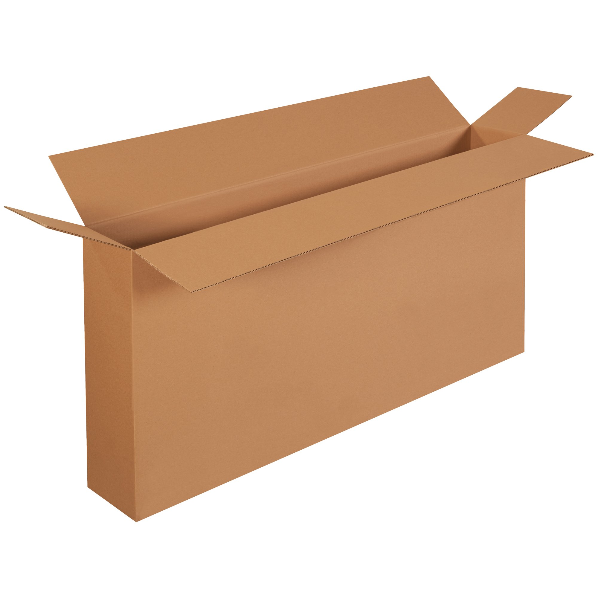Choice Shipping Supplies 48' x 8' x 24' Corrugated Cardboard Side Loading Boxes - Kraft Brown Pack of 10 | Heavy Duty Shipping, Packing & Moving Boxes for Home, Office & Warehouse Use
