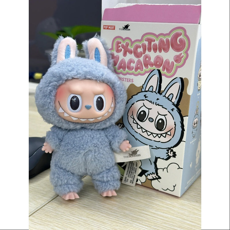 Labubu The Monsters Exciting Macaron Vinyl Figure - Sea Salt Coconut Limited Edition Collectible Toy for Display & Gifts