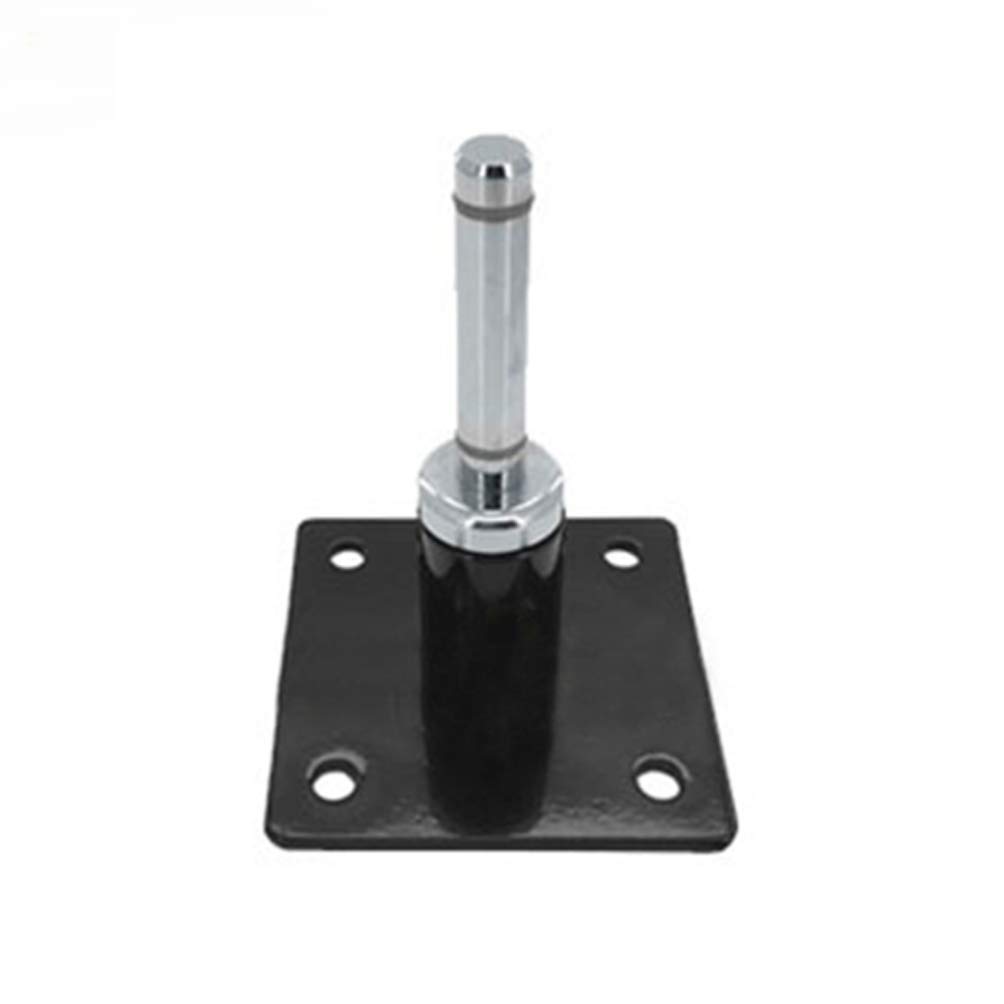 Happyyami Heavy Duty Aluminum Alloy Flag Pole Wall Mount Bracket - Adjustable Outdoor Flag Holder for House, Garden & Commercial Use