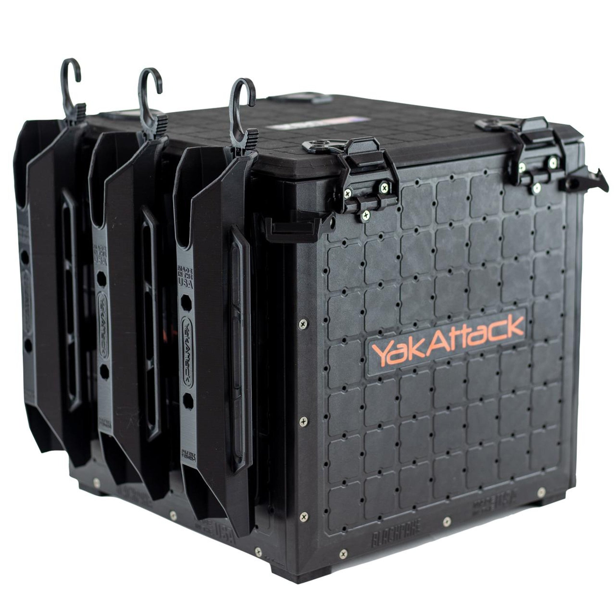 BlackPak Pro Kayak Fishing Crate - 13 x 13 Inches Waterproof Storage Box for Kayak Accessories | Perfect for Fishing Gear, Tackle Organization & Outdoor Adventures