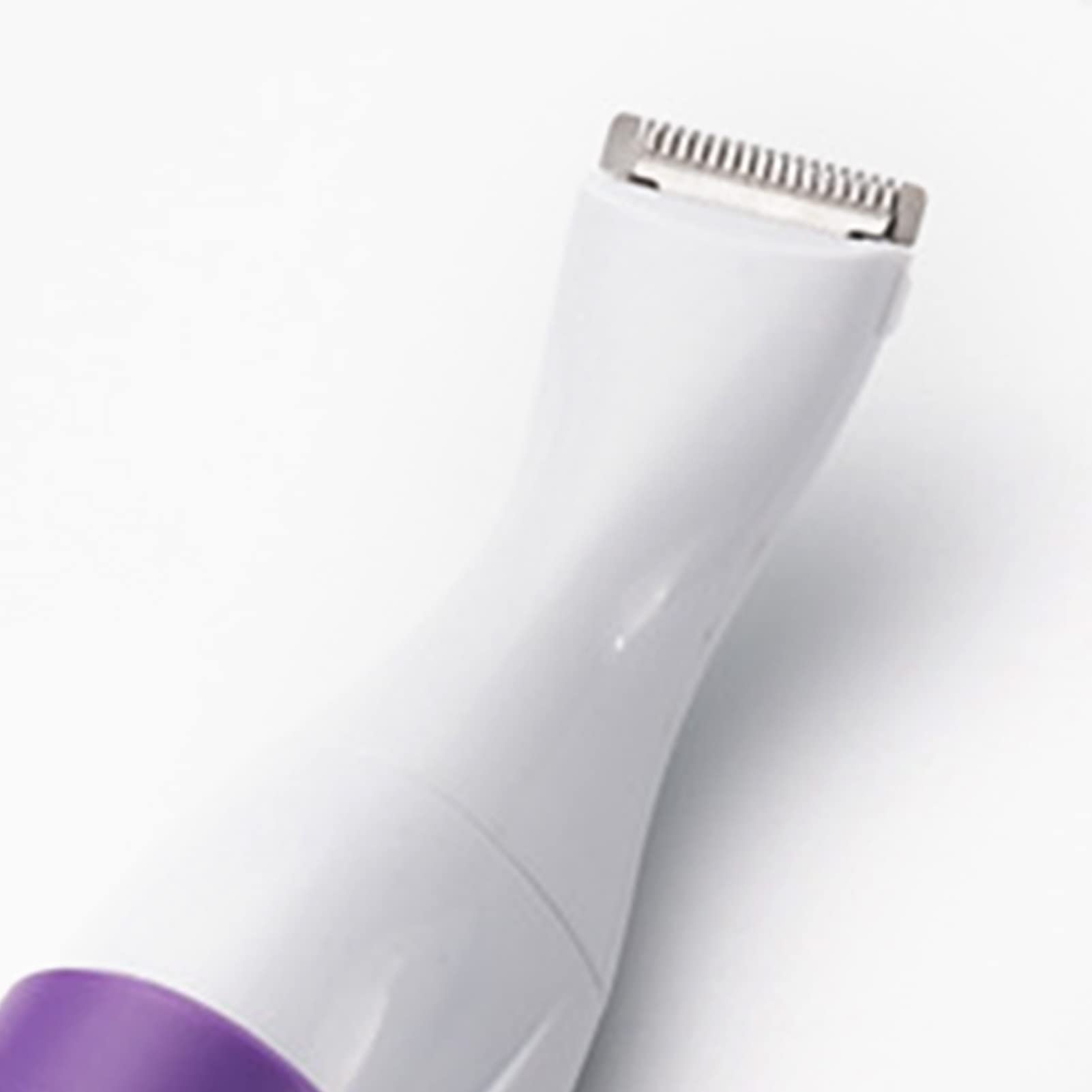 2-in-1 Electric Bikini Trimmer & Body Shaver for Women - Waterproof Lady Clipper for Underarm, Leg, Arm & Face Hair Removal - Purple Bikini Shaver | Perfect for Travel, Gym & Sensitive Skin Care