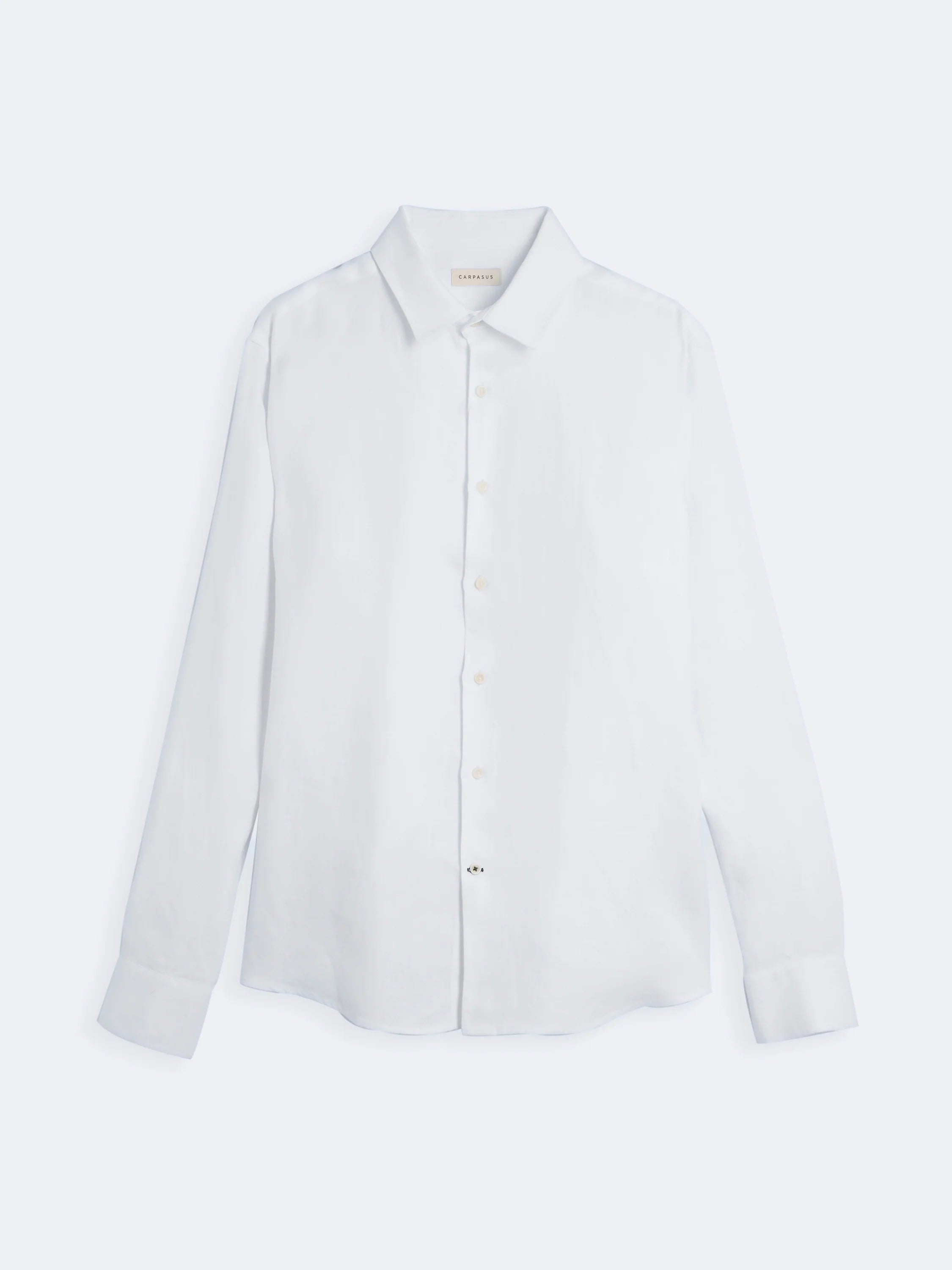 Premium Linen Shirt for Men - Clerigo White - Breathable & Comfortable Summer Casual Wear for Office, Travel & Outdoor Activities