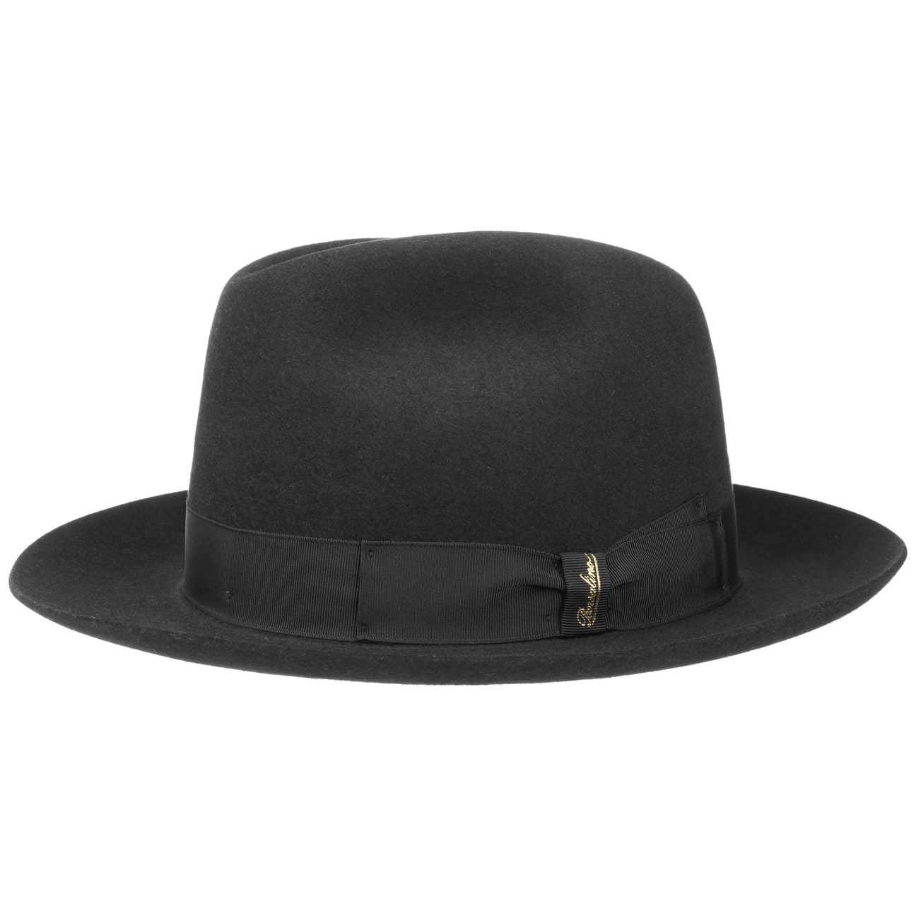Borsalino Marengo Fur Felt Bogart Hat for Men - Classic Fedora Style for Outdoor, Travel & Formal Occasions
