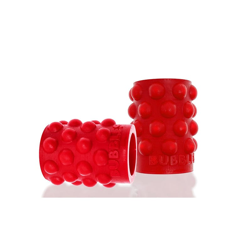 Oxballs Bubbles Nipple Suckers - Red Nipple Enhancers for Sensual Play & Adult Intimacy | Perfect for Couples Play, BDSM & Erotic Massage