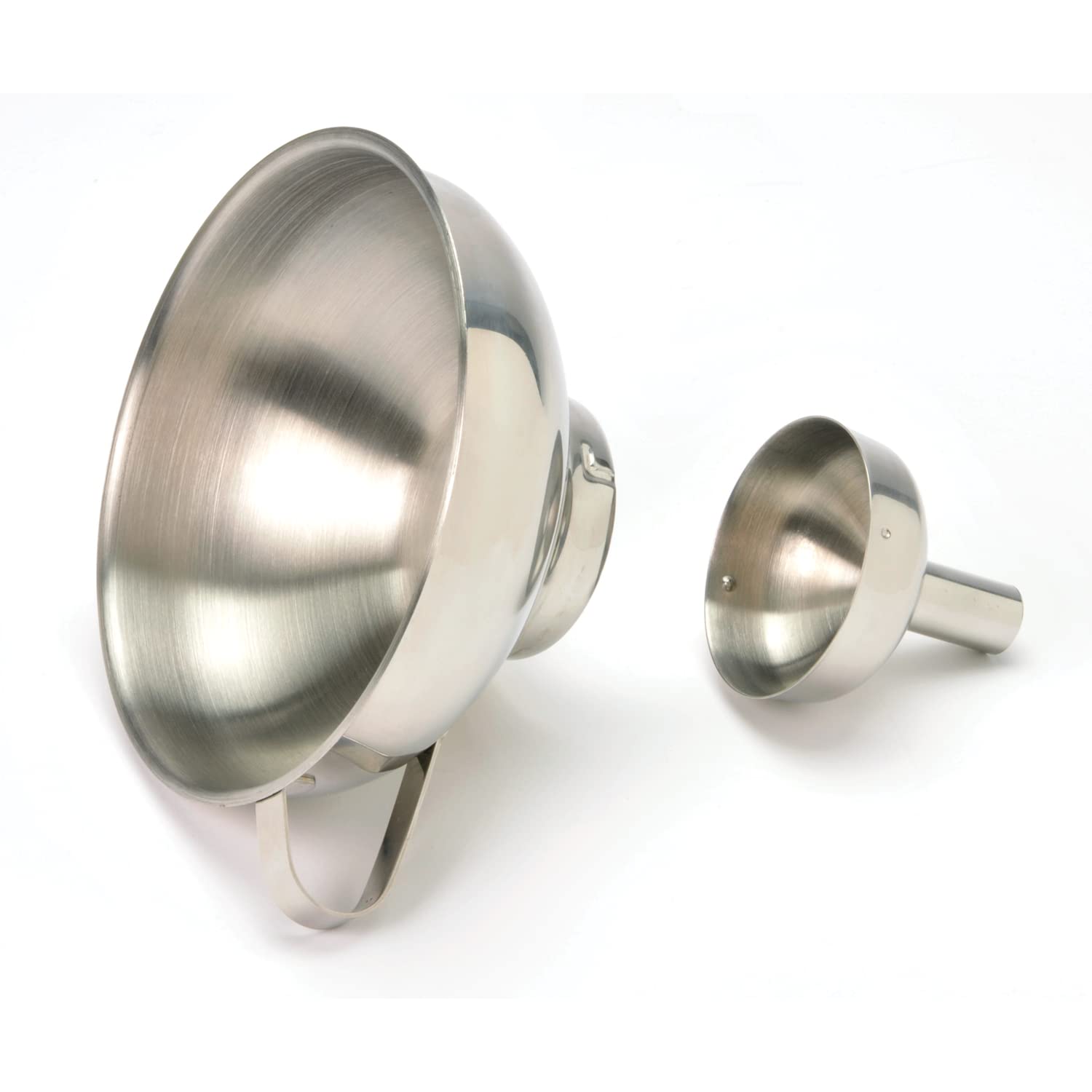 Norpro 5-Inch Stainless Steel Funnel with Removable Spout - Silver Kitchen Funnel for Cooking, Baking, Oil Pouring & Liquid Transfer - Perfect for Home, Restaurant & DIY Projects