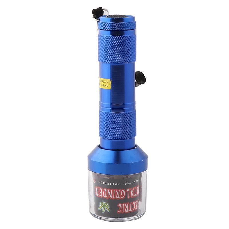 Premium Electric Torch Flashlight Grinder - Durable Aluminum Alloy Herb & Tobacco Crusher - Perfect for Camping, Hiking & Outdoor Adventures