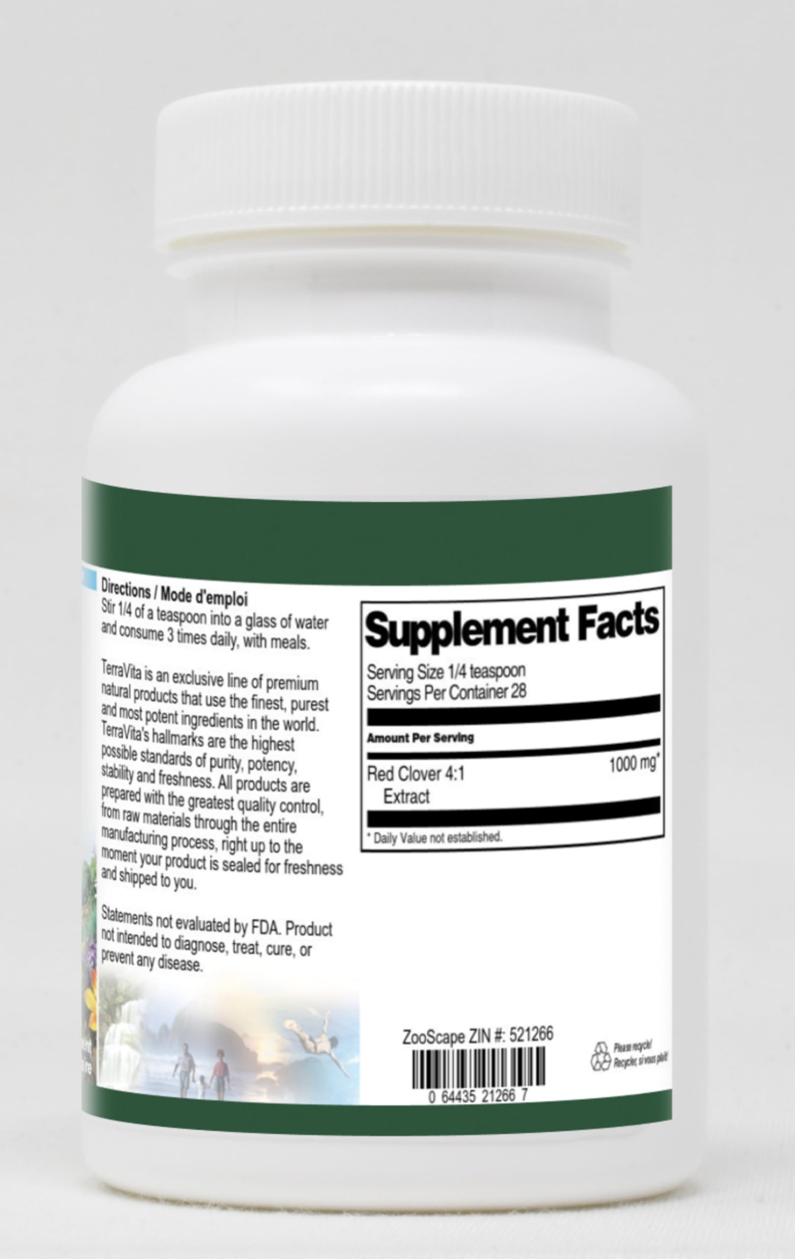 Organic Red Clover 4:1 Extract Powder - 1 oz (28g) | Herbal Supplement for Women's Health & Hormone Balance | Supports Menopause Relief & Skin Care | Non-GMO, Vegan-Friendly | ZIN: 521266 | Perfect for Teas, Smoothies & Natural Remedies