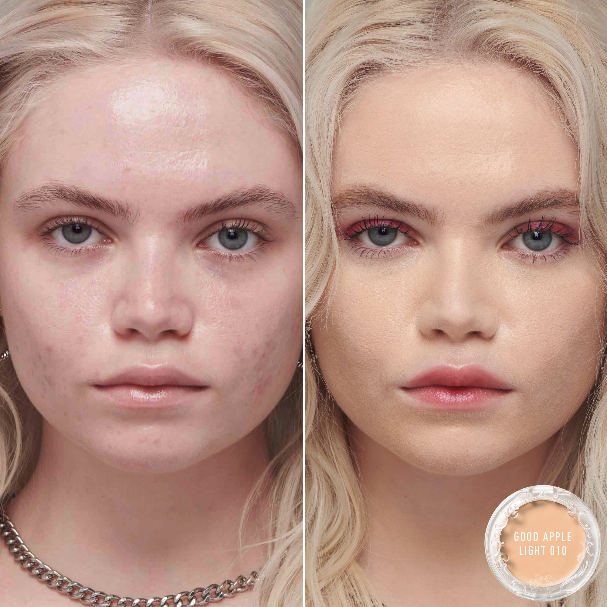 Flawless Finish Apple Skin Perfecting Foundation Balm - Lightweight, Buildable Coverage for a Natural Glow | Ideal for Daily Wear, Special Occasions & Photo Shoots