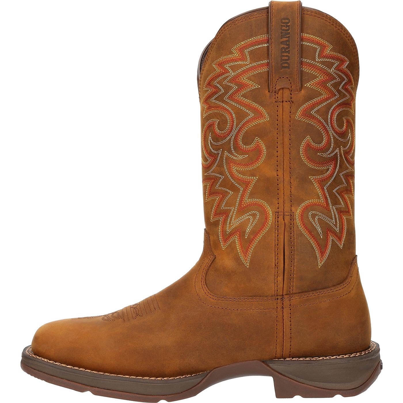 Durango Men's Rebel Western Boot - Genuine Leather Cowboy Boots for Men, Comfortable & Durable Riding Boots - Perfect for Rodeo, Country Music Festivals & Outdoor Adventures