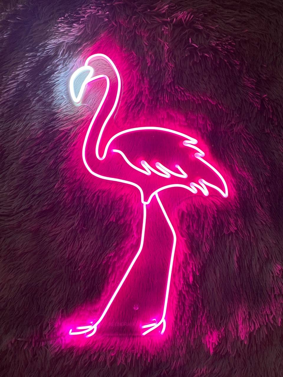 Custom Flamingo Neon Sign - Pink LED Wall Decor for Bedroom & Home - Personalized Animal Neon Light Gift (11.8x20.9'') - Perfect for Girls' Room, Bar, Cafe & Wedding Decor