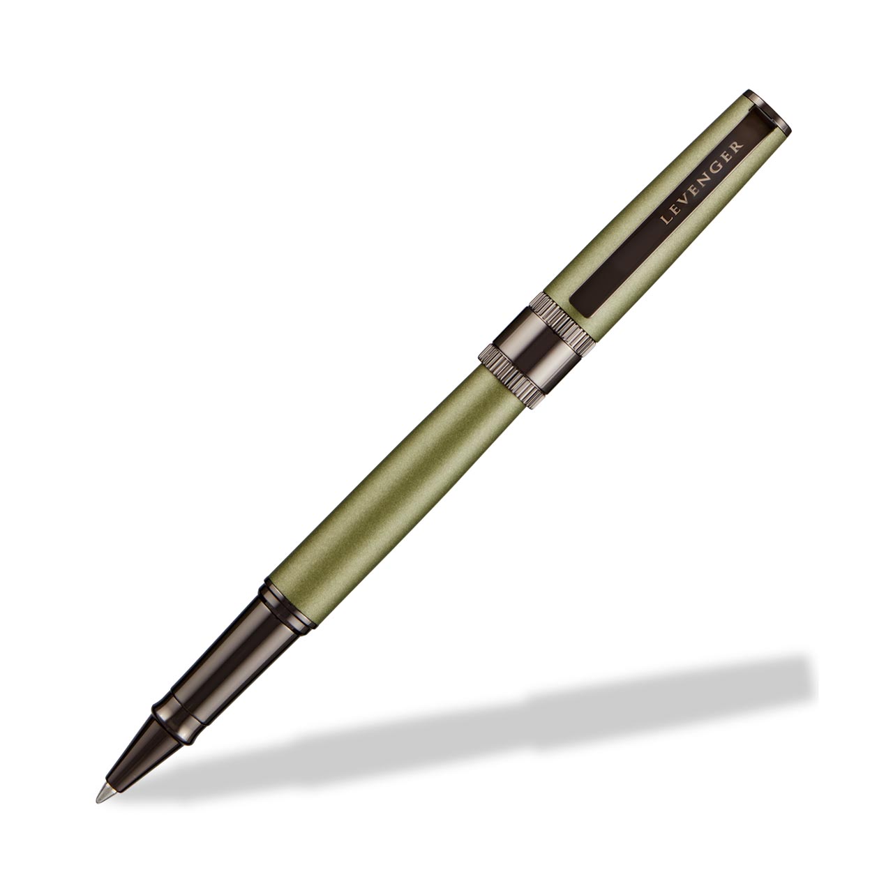 Premium Engineer Rollerball Pen - Smooth Writing, Durable Stainless Steel Tip - Ideal for Professionals, Students & Office Use