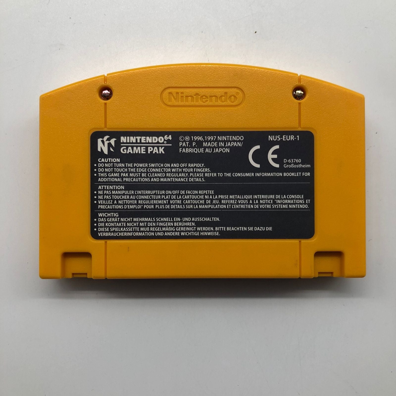 Donkey Kong 64 N64 Game Cartridge - Nintendo 64 PAL Version | Retro Gaming, Collectible Video Game for Nintendo 64 Console | Perfect for Nostalgic Gamers and Collectors
