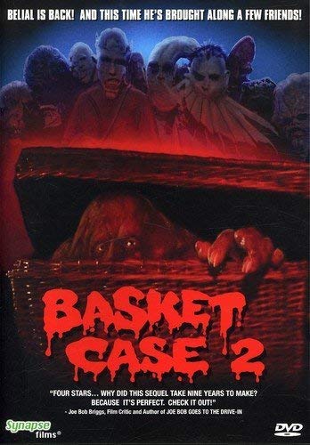 Basket Case 2 DVD by Synapse Films | Cult Horror Movie | Perfect for Halloween Movie Nights & Horror Film Collections